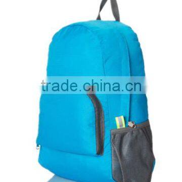 Easy Carry Polyester Foldable Travel Backpack With Two Layers photo-2