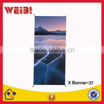60x160, 80x180, With Grey Hook, X Shape Banner Stand