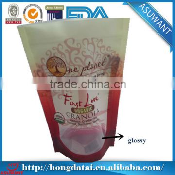 Positive and negative printing plastic beef jerky packaging bags