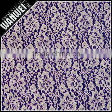 2015 New product elegant french nylon fabric lace with nice stones for fashion show or wedding A-102