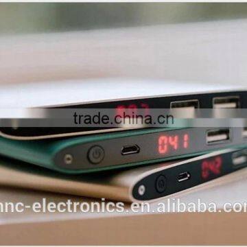 High Quality Lithium Polymer Battery 20000mAh Promotional Gift Free Customize Laser Engraved Logo Slim Power Bank Charger Supplier's Choice