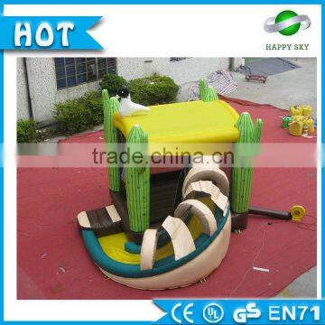 0.55mm PVC Tarpaulin Miniature Castle Indoor Mini Bouncy Castle,crocodile Mini Bouncer,spacewalk for Sale photo-6