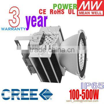 High power 100w led flood light, 13000LM, MEAN WELL POWER, USA BRIDGELUX CHIP