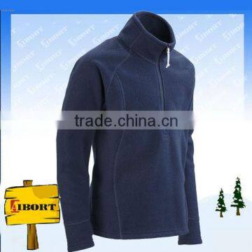 JHDM-1826-2 navy blue anti-pilling fleece pullover for girls