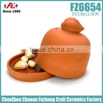 Garlic baker ceramic oval roaster