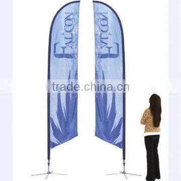 Outdoor promotional Sail flag