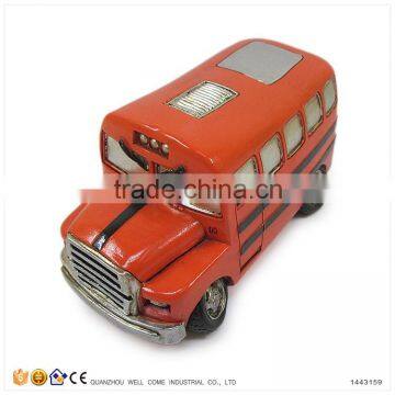 Resin Model School Bus Coin Banks Wholesale