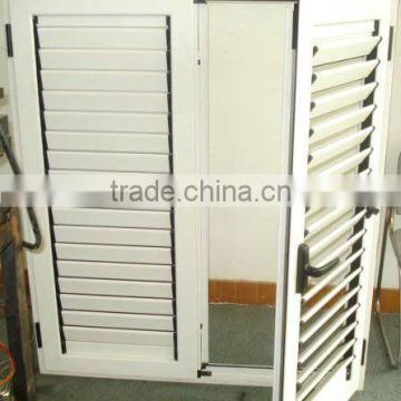 wanjia upvc louver shutter window design foshan factory