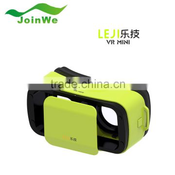 VR Headset, leji Portability 6.5oz/175g with Adjustable Pupil and Focal Distance New Version 4.0