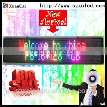 16*128 USB/SMS Control 5V 3A LED Rgb P6mm Led Mini Moving Message Sign for Indoor Advertising Xxx HD LED Display