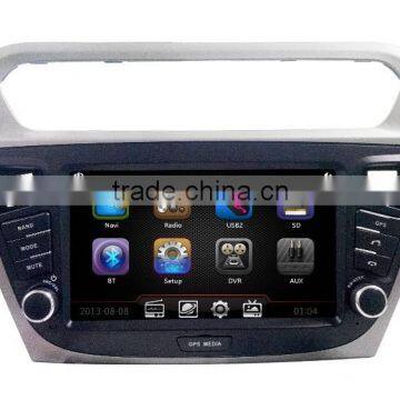 8'' Single Din Touch Screen Car Media Player for Peugeot 301 with Navigation DJ8017