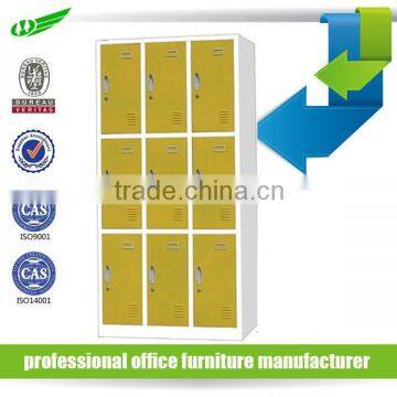 9 Door Steel Metal Changing Room/school Locker, Storage Clothes Closet photo-2