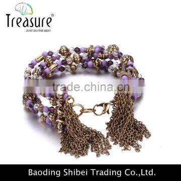 Fashion Jewelry Hot Selling Multi-layer Simple and Elegant Zinc Alloy Fashion Jewelry Bracelets