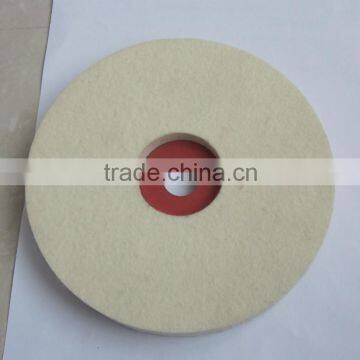 white wool felt polishing wheel with , best felt wheels supplier