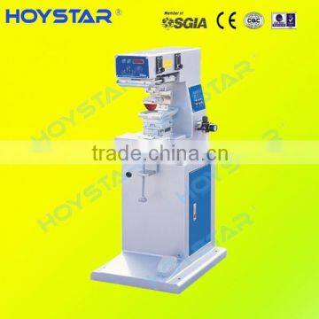 single color pad printing machine with conveyor workstation