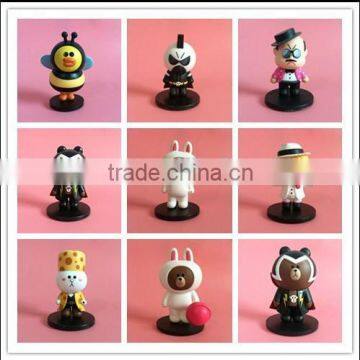 custom made hot sale action figure, Factory direct famous cartoon character figurines, oem miniature toy plastic figurines