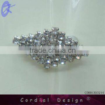 2013 Wholesale Fashion Rhinestone Rhombus Brooch for Girls