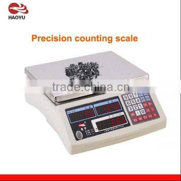 Precision counting scale 3KG/0.1G,6KG/0.1G,15KG/0.5G,30KG/1G