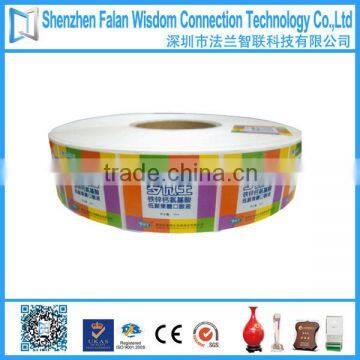 Full color printing self adhesive label with QR code