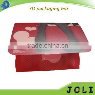 promoting gifts plastic 3D gift box with printing