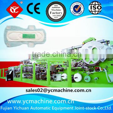 YC-HY800-SV Full-servo High-speed Sanitary Napkin Equipment