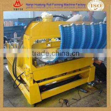 Arch curving panel roll forming machine