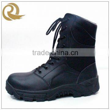 China leather combat cheap price military tactical black british army boots