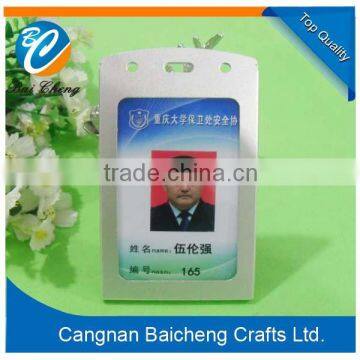 2016 new China badge laryand plastic name badge card holder