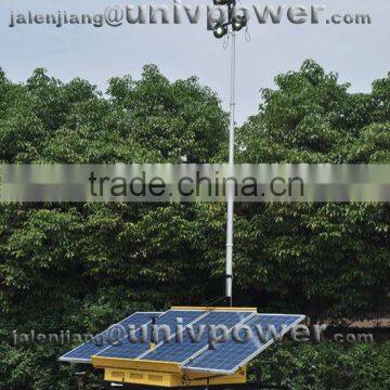 Green Energy trailer solar lighting