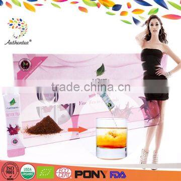 Multi-effect Sachet/Tin/Box/Vacuum Package Stevia Detox Slim Tea Extract with High Quality