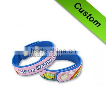 Custom plastic rubber wristbands for events