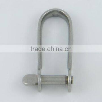 Long D plate shackle