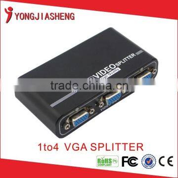 Hot 550MHZ 4 Port VGA Splitter 1x4 vga splitter