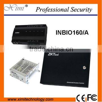 Inbio160 packag A with power supply box 1 door fingerprint and card access controller wiegand connector access control panel