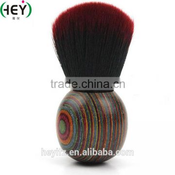 Hot Sell Synthetic Hair Dome Dense Ethnic Style Color Wood Handle Powder Brush