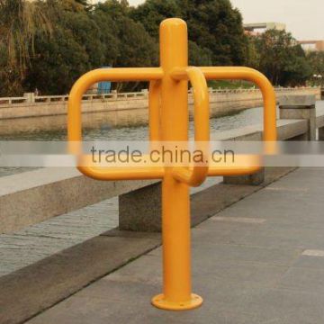 2012 Latest Powder Coated Bike Rack Bollard