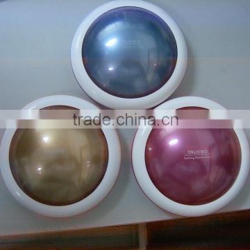 7-color flashing apple talking clock calendar for promotion