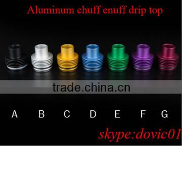 Wholesale aluminum chuff enuff drip top