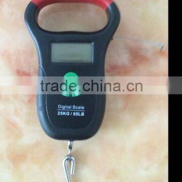 waterproof portable luggage hanging scale with ruler
