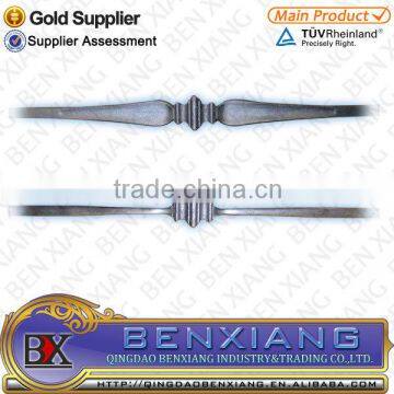 2014 China Producer Manufactucturer Factory Sand Hand Hammered Blasting Iron Wrought Iron Picket for Iron Gate Fence ,railings photo-6