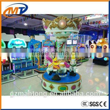 Hot sale horse carousel /mini carousel ride 3 seats for sale/outdoor kids carousel ride for shopping mall