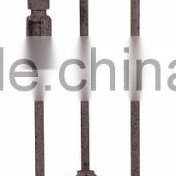 1024-27 Great for Urban Styles of Decor Light Your Home in Style With This Three-light Ndustrial Cage Rust Metal Floor Lamp photo-2