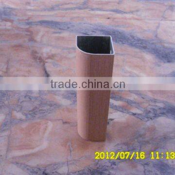 Wood grain aluminium profile