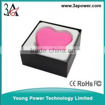 Perfume heart Valentine's day gifts power banks supply mobile phone charger 5000mah usb