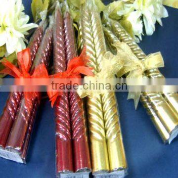 dinner table decorative thin taper candle restaurant candles