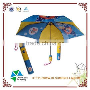 customized 3 fold mini windproof bottle umbrella