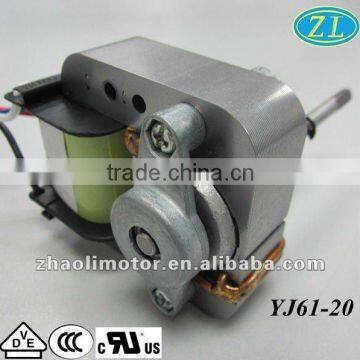 Electric fireplace motor Fan motor Shaded Pole Motor Small electric motorsYJ61-20: electric motor specifications UL/VDE/CUL/CE
