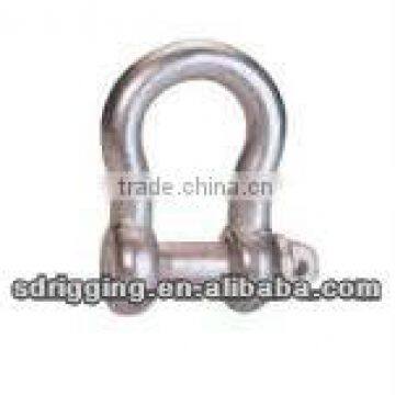 Stainless European Type Large Bow Shackle BS 3032