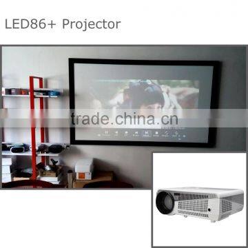 Office use home use LED projector high lumens 86+ TV Android digital projector