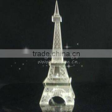 Big High Quality Crystal Eiffel Tower,Crystal Building